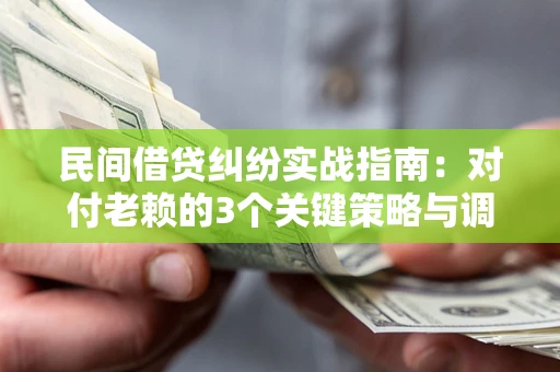 济南民间借贷纠纷实战指南：对付老赖的3个关键策略与调解盲区解析