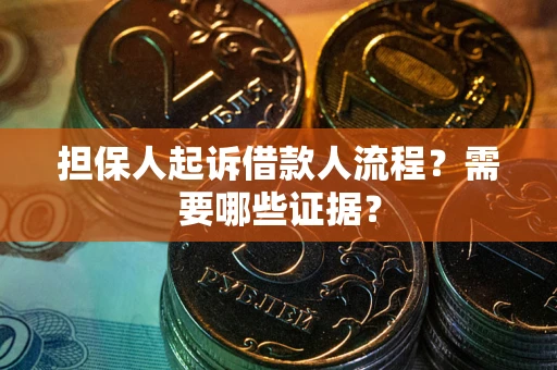 济南担保人起诉借款人流程?需要哪些证据? 济南担保人起诉借款人流程?需要哪些证据?