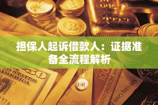 济南担保人起诉借款人：证据准备全流程解析